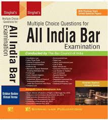 Multiple Choice Questions for All India Bar Examination